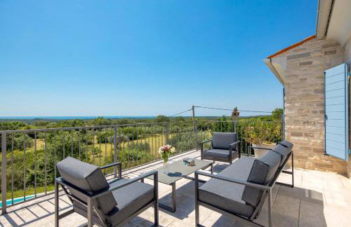 Villa Plava with Panoramic Seaview and big pool - Foto 6
