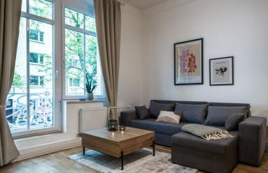 Hochwertige Altbauwohnung im modernen Stil in Wiesbaden - Küche - Terrasse - WLAN - Zentral - Foto 26