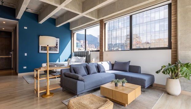 w Classy Loft in Parque 93 - Foto 4, Habitación