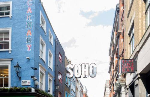 Modern Carnaby Soho 1BR Apartment with AC - Foto 16