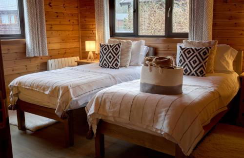 Luxury Wood Lodge with sauna, log burner & private woodland garden - Wnion Wood Lodge - Foto 22