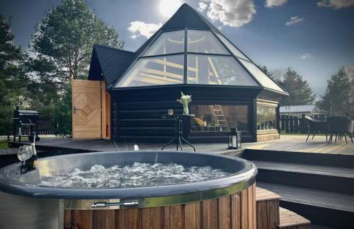 Osada Poli - Domek Panoramiczny nad Narwią z Prywatną Balią i Hydromasażem - Foto 13