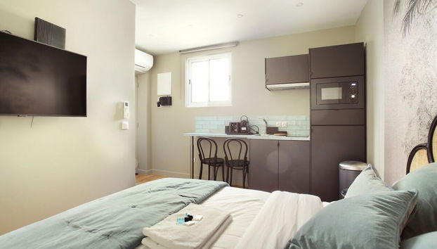 Studio With AC Center of Paris - Foto 3, Habitación