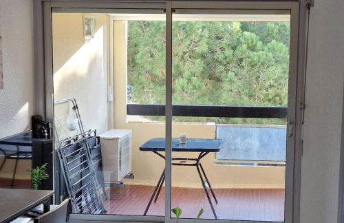 Studio cabine climatisé et loggia au calme avec linge et parking inclus - Foto 16