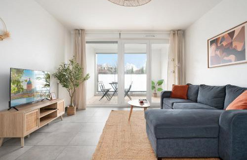 T2 Havre paix Toulouse avec terrasse et climatisation - Parking privé - 5 min Métro patte d'oie - Clinique pasteur - Foto 6