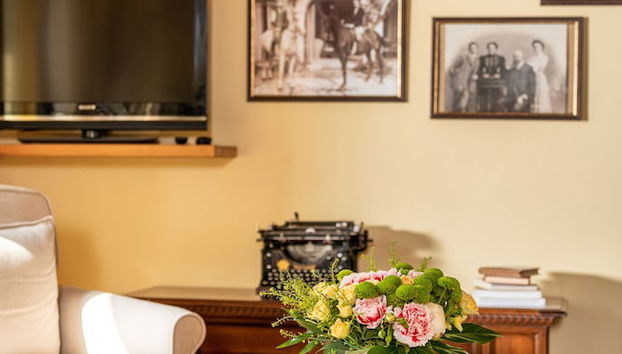 Coin salon dans le hall