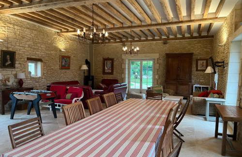 LA CHARMILLE Jolie maison de campagne 15 personnes piscine calme - Foto 32