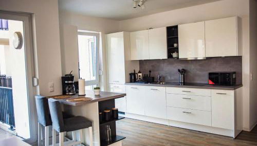 Ferienwohnung MainStyle - Hanau - Foto 4, stove, dishwasher, toaster