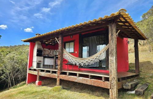 Chalés Vila Real - Tranquilidade na Serra de Carrancas - Piscina com uma vista espetacular do Pôr do Sol - Foto 16