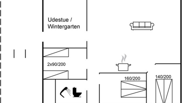 "Ømund" - 600m to the fjord - Foto 2, Floorplan