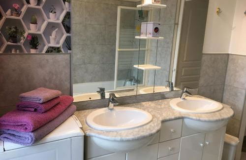 Grand appartement 6 pers., cadre calme, proche Nancy et Lunéville, toutes commodités, tout inclus - FR-1-584-179 - Foto 11