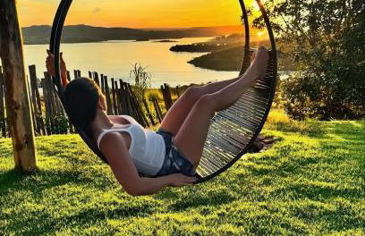 Chalé Mirante, piscina, cachoeira, lago e vista espetacular em Alexânia Goiás - Foto 39