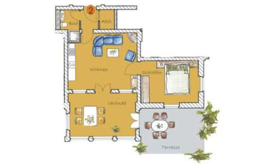 Brise Villa Charlottes Höh App 02 - Foto 14