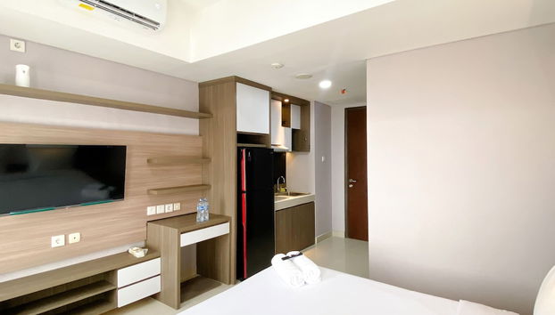 Modern And Comfy Studio At Pollux Chadstone Apartment - Foto 4, Habitación