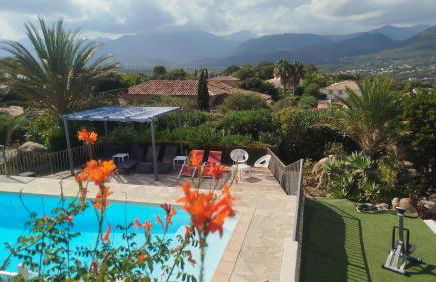 Villa les Palmiers pool spa view of Bavella - Foto 35