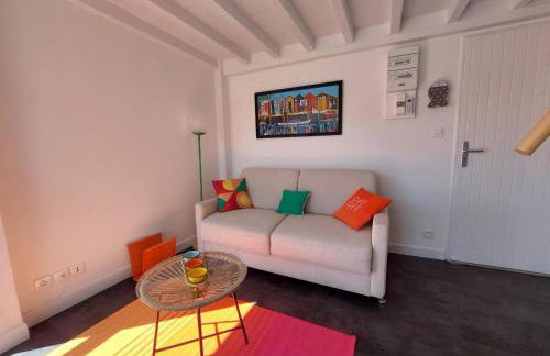 Charmant appart rénové à 50m de la plage avec balcon et parking - FR-1-550-78 - Foto 6