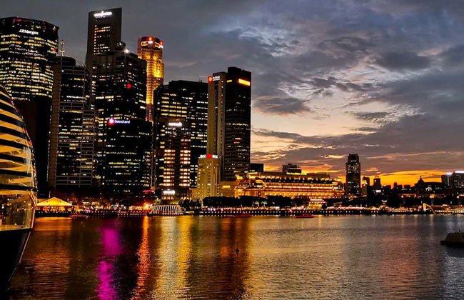 Tour di Singapore in monopattino al tramonto - Foto 1