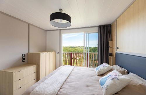 Oihana grand chalet de 2 à 6 pers climatisé avec piscine vue et calme à Hasparren-Pays Basque - Foto 8