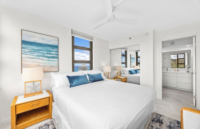 Diamond Head and Ocean views with King Bed and Parking - Foto 31