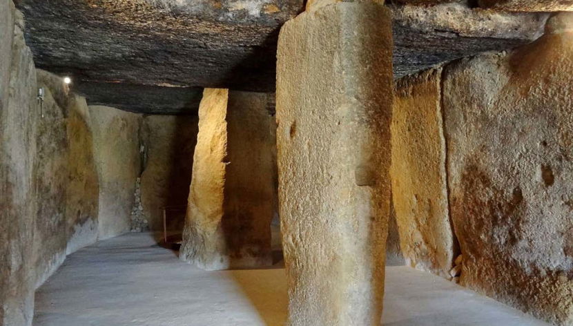 Entering the Menga Dolmen