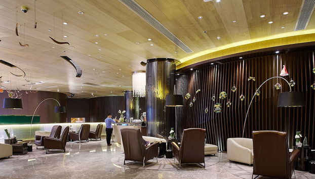 Air Suites Chunxi Chengdu - Foto 4, Salón en el vestíbulo