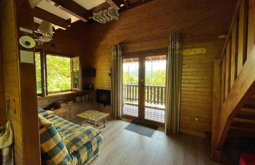 Chalet entier, vue panoramique, ruisseau et sauna. - Foto 7