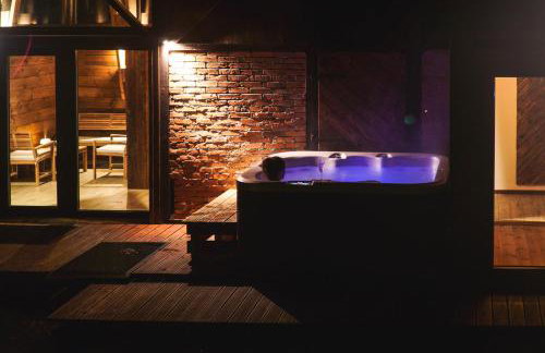 Novosiele Lifestyle Apartments - nad górską rzeką - Strefa relaksu sauna jacuzzi - Bieszczady - Foto 24