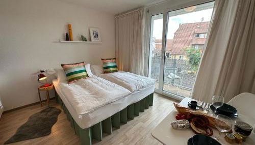 Stilvolles und modernes Appartement mit sonnigem Balkon in Flughafen- und Messenähe 31 - Foto 2