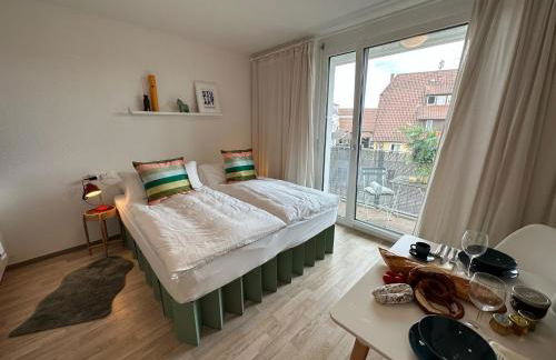 Stilvolles und modernes Appartement mit sonnigem Balkon in Flughafen- und Messenähe 31 - Foto 2