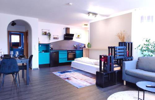 Terminal Design Apartment - Terrasse & waipu TV, nahe Stuttgart Messe & Böblingen - Photo 23