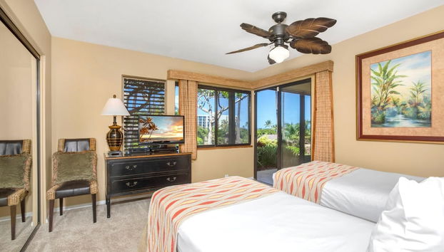 Wailea Elua 204 - Luxury 1BR, 2BA Condo, Stunning Ocean Views & Modern Upgrades - Foto 4, Habitación