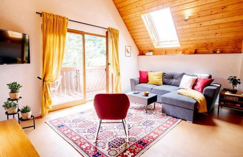 birds-nest Ferienwohnung Balkon Kaminofen - Foto 36