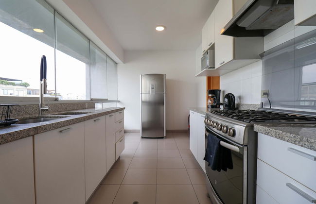 w Radiant 2BR w Modern Terrace in Miraflores - Foto 2