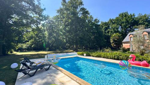 Villa Nausicaa - Circuit des 24h du Mans - Piscine - Foto 3, Garden, sunbed, Garden view