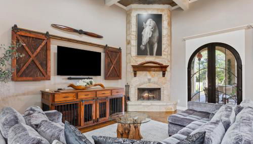 Noble Prairie Lux Estate Pool Spa Garden Venue Fireplace Themed Rooms - Foto 4