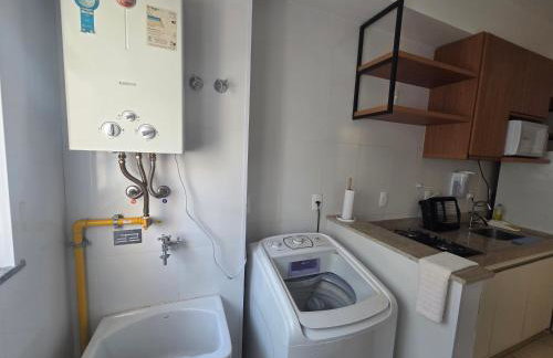 AP centro ao lado do comércio piscina quartos com ar condicionado e estacionamento - Foto 37