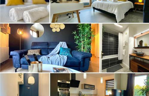 Séjour Business & Famille, 2 chambres, Parking & WiFi - Foto 2