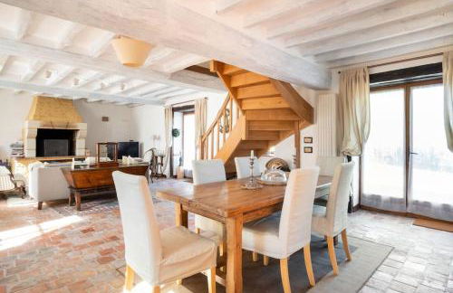 Magnifique longère du Perche avec vue panoramique et piscine pour 9 personnes - Foto 12