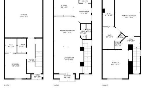 Modern 3-Story Townhome w Pool Table, Sleeps 10 Near Stadiums - Foto 11