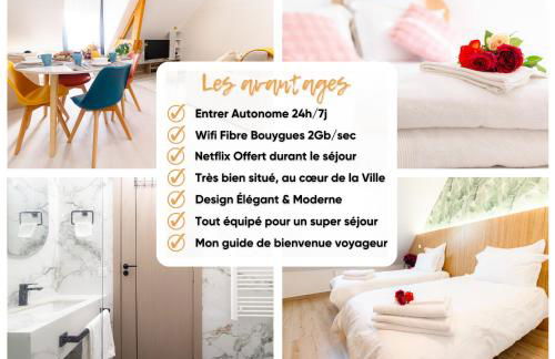 Les bonn'apparts sur seine - La spacieuse - Famillial 6pers - Parking - Foto 14