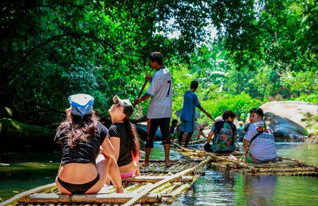 Balade en radeau en bambou sur la rivière Song Phreak - Photo 6