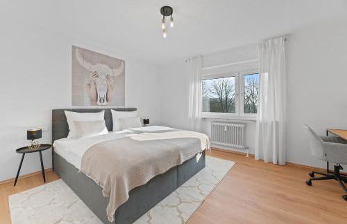 Roomfall Apartment am Kurpark mit TG & Wifi & Balkon - Foto 1