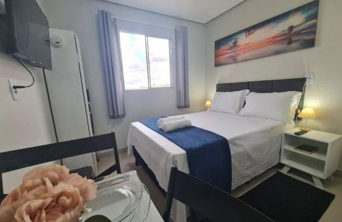 Kitnet304 centro,c linda vista janela, tv smart - Foto 23