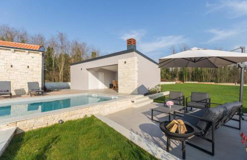 Villa Harmony for 8 people in Central Istria with 50 m2 private pool and sea view - Foto 47