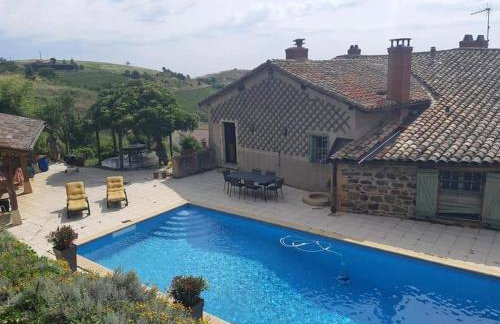 Chambre avec cuisine, vue et piscine privée au cœur du Beaujolais - Foto 7