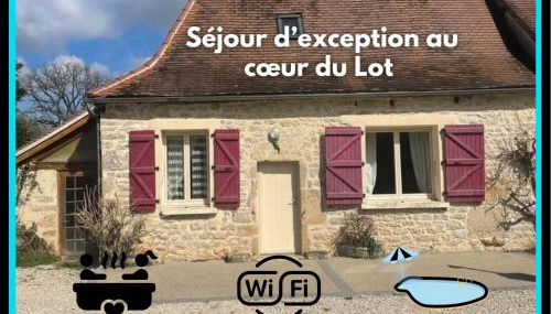 Gîte le Cantou, Martel avec piscine & jacuzzi - Foto 2