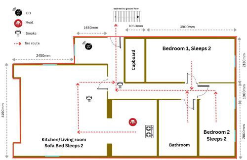 BTS 2 Bed Apart Inverness Centre - Foto 24