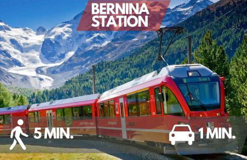 1min from Bernina Express - Mountain View - AC - WiFi - Foto 6