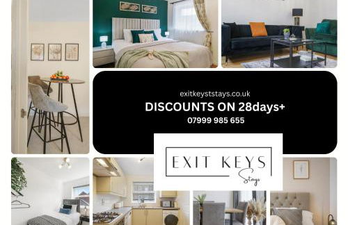 Aylesbury 3BR Home, Sleeps 5, Trendy for couples & Contractors Homely Stay - Foto 1