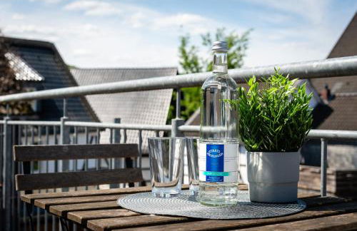 MOLA Apartments-Charmante Ferienwohnung im Herdecke Zentrum für 3 Personen-große Dachterrasse-Grill-Gratis Parken-WLAN - Foto 17